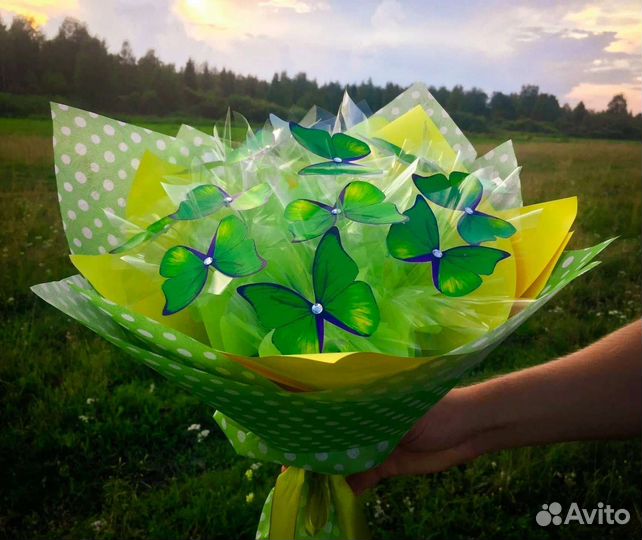 Букеты бабочки светящиеся