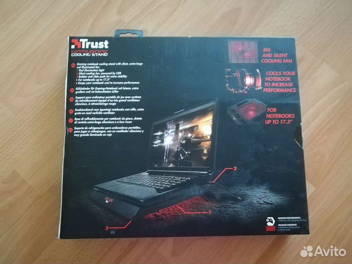 Подставка с охлаждением для ноутбука