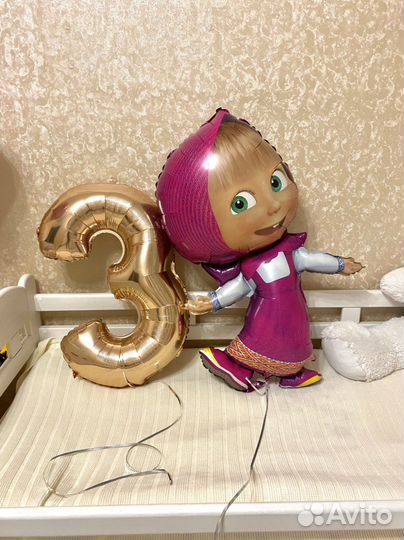 Шар фольга 3 Маша