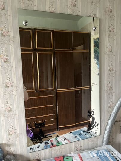 Зеркало с котиками 50*80см