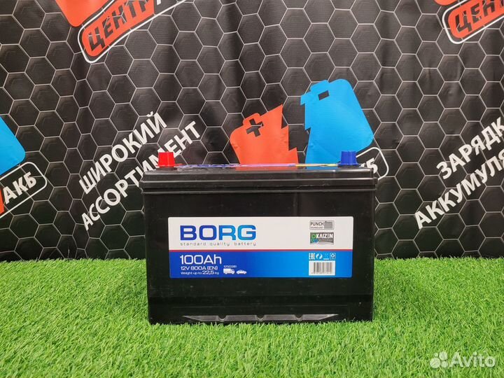 Аккумулятор borg standart 100 Ah п.п