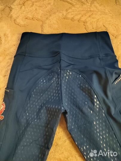 Бриджи для верховой езды. Селиконовая лея