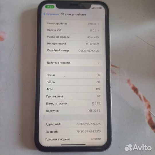 iPhone xr в корпусе 15 pro 128 gb