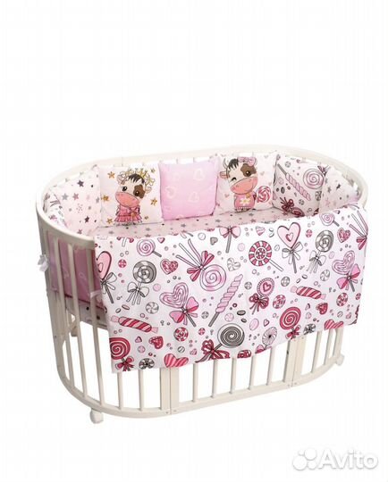 Бортики в детскую кроватку