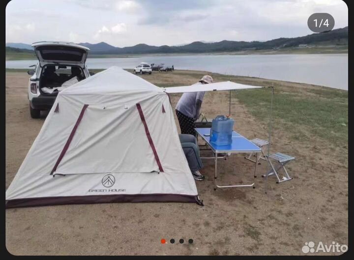 Палатка туристическая высокая 4местная автомат