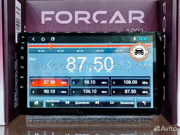 Магнитола на Android ForCar A902 2G+32G