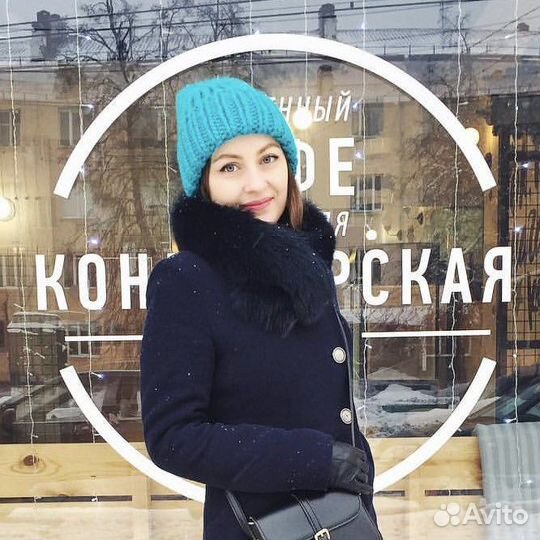 Шапка бирюзовая из перуанской шерсти