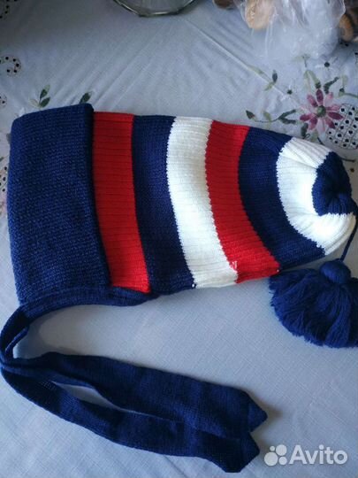 Винтажная шапочка из 80 годов, очень мягкая,полуше