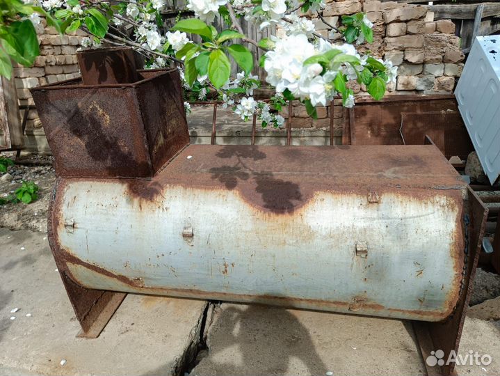 Печь для бани из 530 трубы