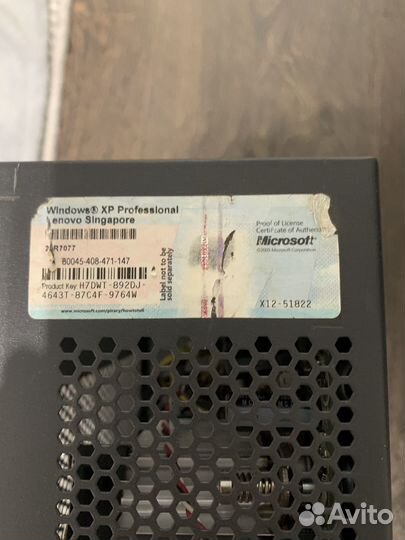 Настольный офисный пк Lenovo