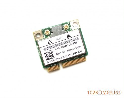 Модуль Wi-Fi для нетбука dell Latitude 2100, 2110