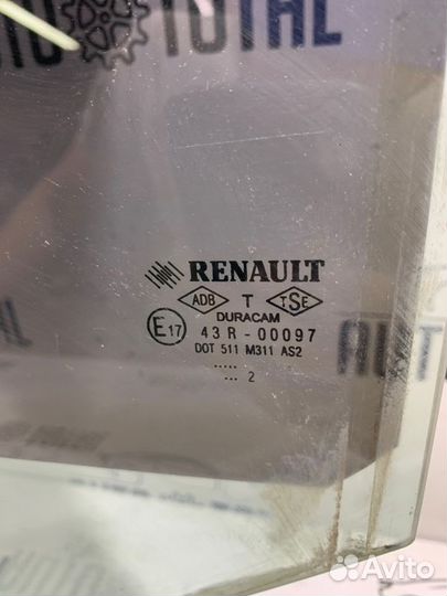 Стекло двери заднее левое Renault Symbol K7JA700