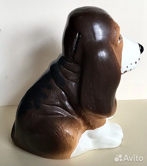 Копилка Бигль 15х15х11см керамика USA винтаж