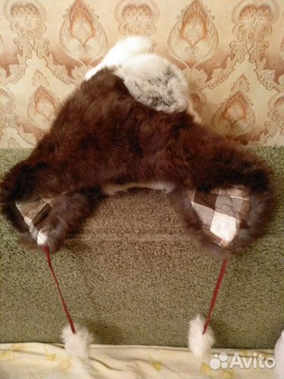 Шапка кроличья детская