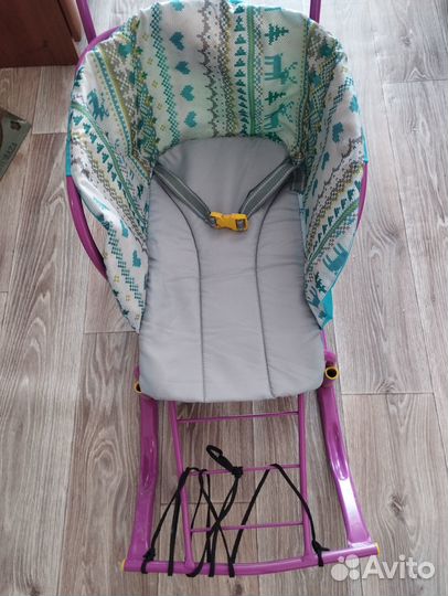 Детские санки с колесами