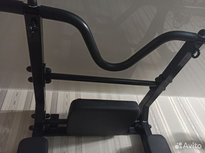 Турник настенный 3 в 1 на раме