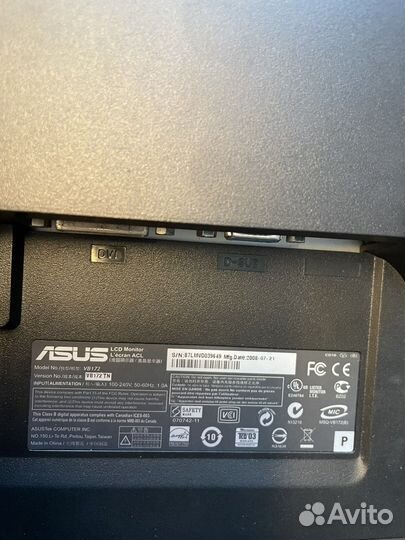 Монитор Asus VB172