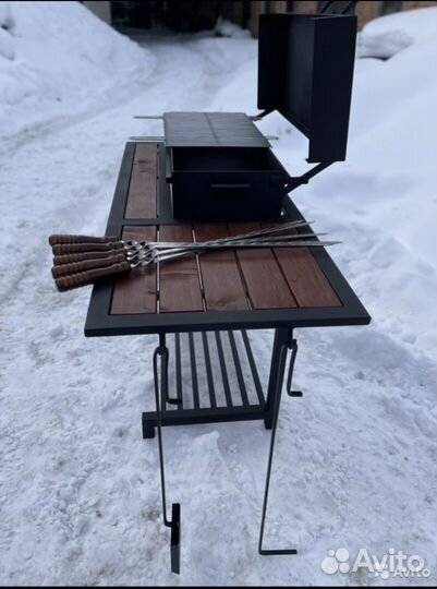 Мангал-гриль, 4 мм, комплект