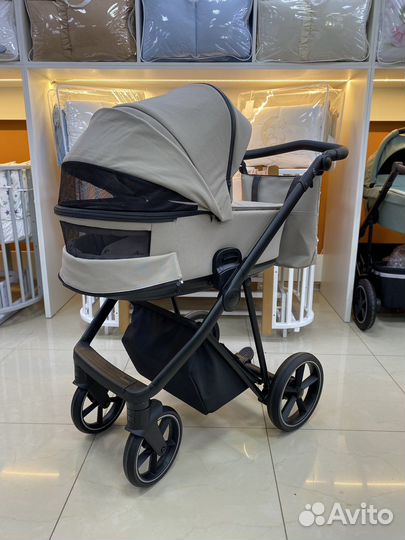 Коляска 2в1 Roan Sol Sesame/Black