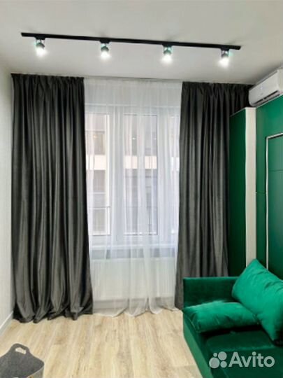 Шторы бархат комплект новые серые