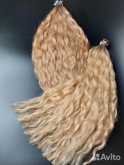 Волосы для наращивания Exclusive +, кудри, опт