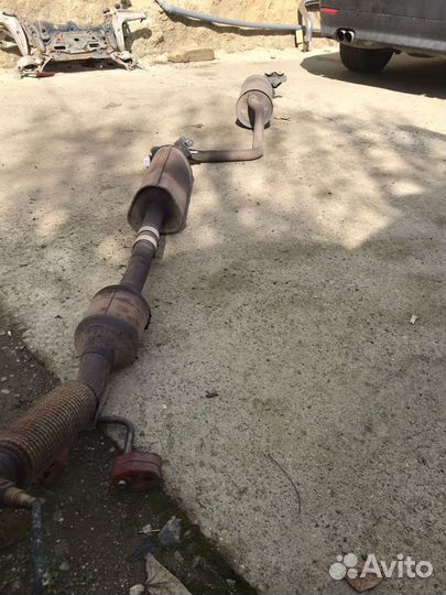 VW polo 5 1.6 глушитель без катализаторов 19г