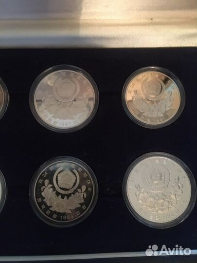 Монеты олимпиада Сеул Южная Корея 1988