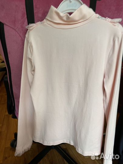 Розовая блузка 128