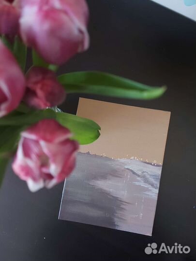 Картина акрилом на холсте