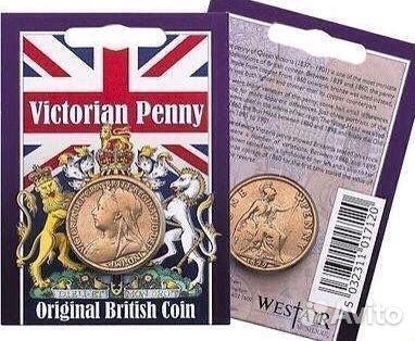 Викторианский пенни, 1901г., Англия