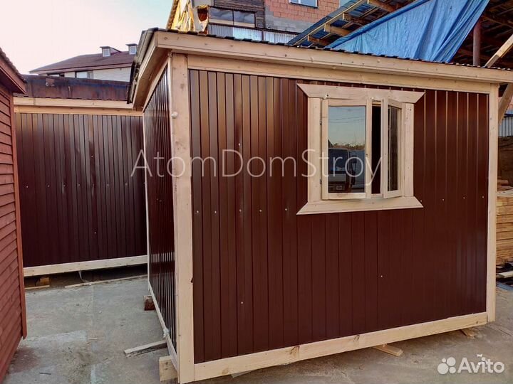 Бытовка металлическая хоз блок / С гарантией