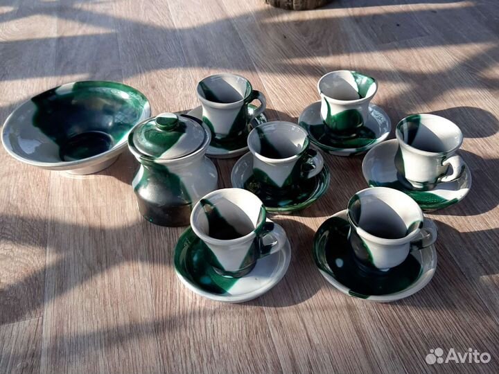 Сервис кофейный СССР, керамика