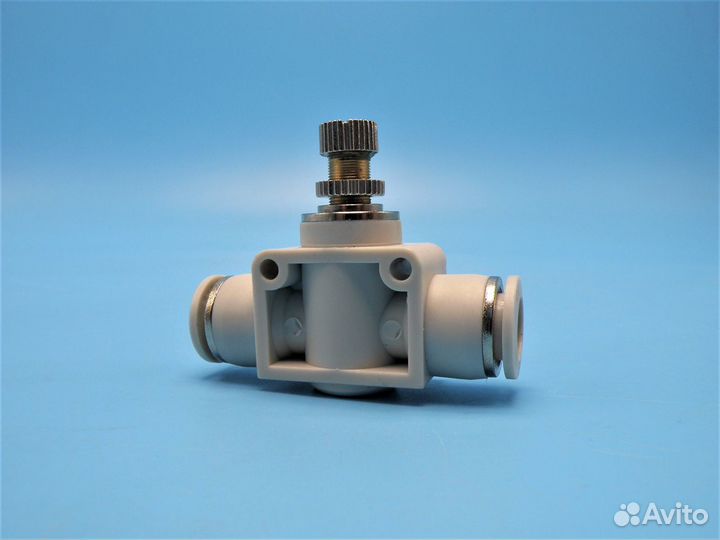 Кран игольчатый пластиковый 12х8