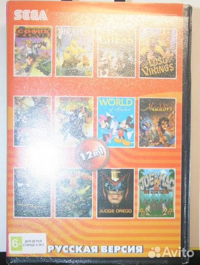 Картриджи для Сеги-mega drive