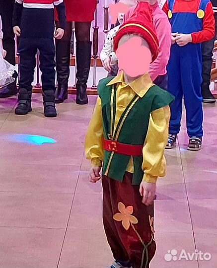 Карнавальный костюм гнома на утренник новогодний