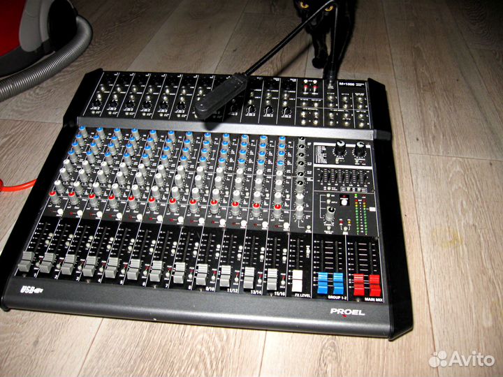 Proel M1000 Активный микшерный пульт 2х500w Италия