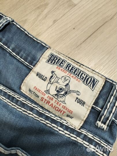 Джинсы true religion синие