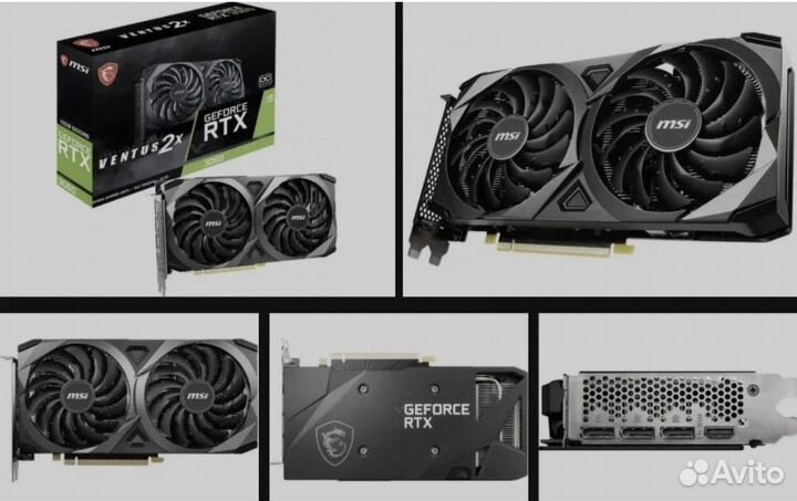 Видеокарта MSI rtx 3050 ventus 2x OC