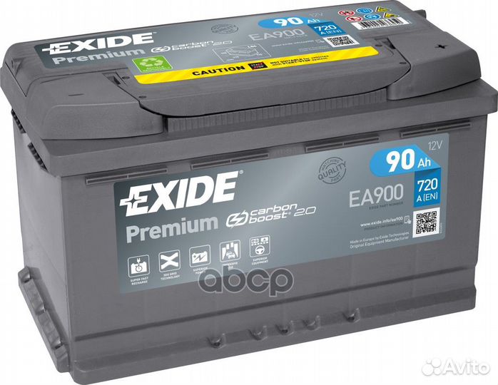 Аккумулятор exide EA900 (585 200 080)
