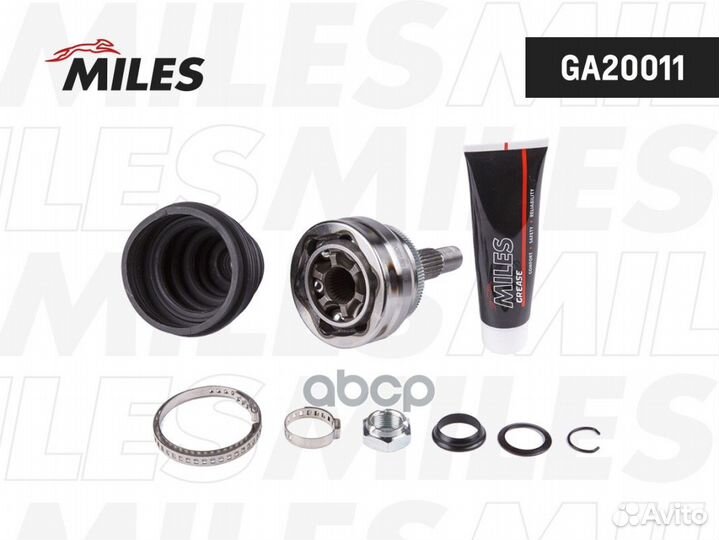 ШРУС audi 80 1.8-2.3 86-91 нар.(ABS) GA20011 Miles