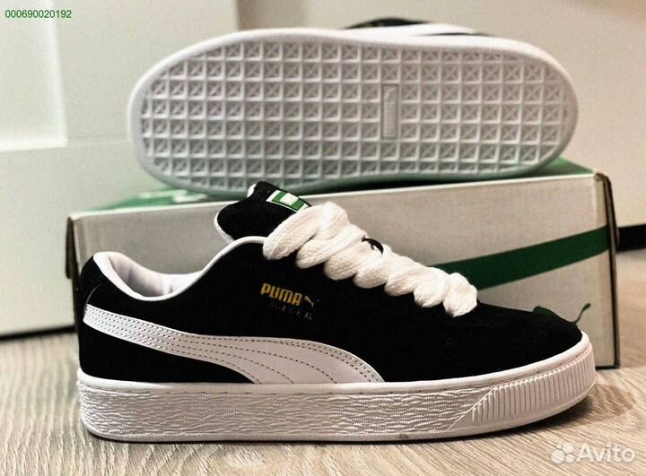 Кроссовки мужские Puma Suede XL “Black White “