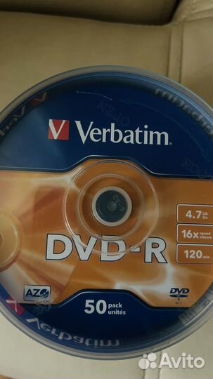 DVD-R Verbatim 4.7 GB Двд диски