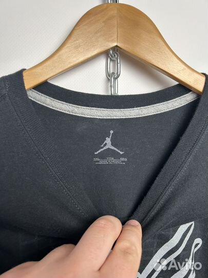 Футболка jordan made in mexico big logo оригинал