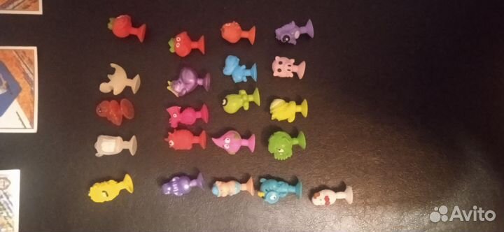 Прилипалы, карточки, фишки