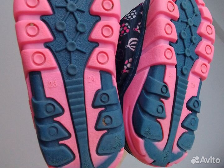 Дутики на девочку 23 24 размер Kapika