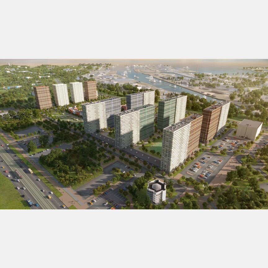 2-к. квартира, 47,5 м², 23/23 эт.