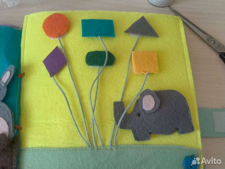 Детская книжка из фетра