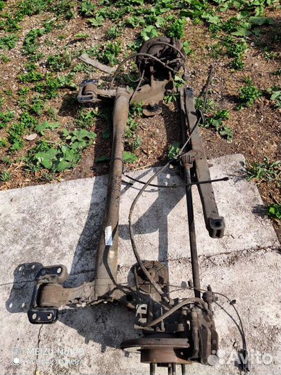 Opel Astra J, задняя балка