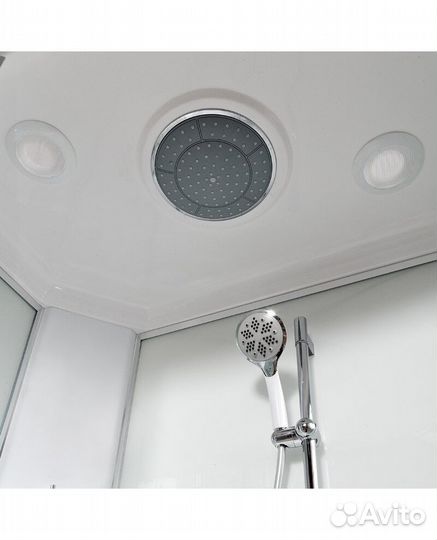 Душевая кабина 80х80х220 Avacan EM2780LED+GM угло