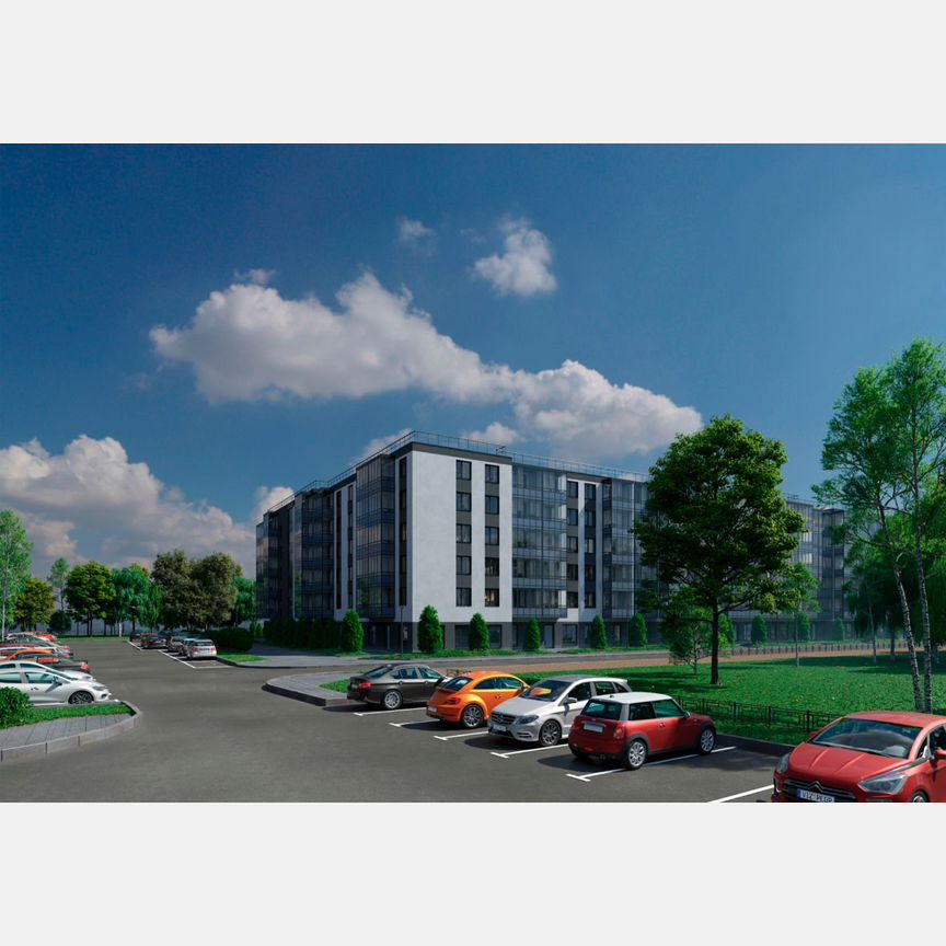 Квартира-студия, 25,4 м², 4/6 эт.
